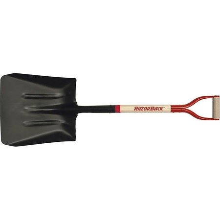 UNION TOOLS Coal and Street Shovel, 1312 in W Blade, 1412 in L Blade, Steel Blade, Hardwood Handle 54109